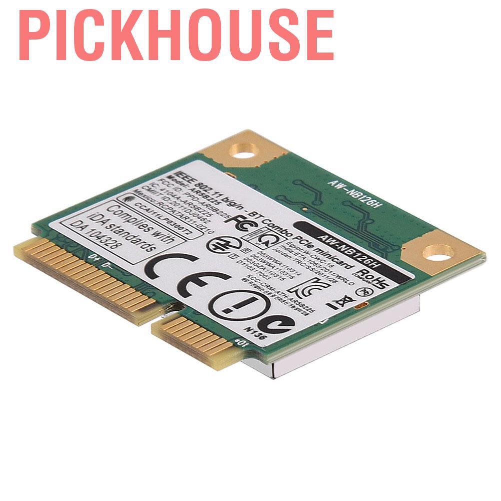 Card Wifi Không Dây 2 Trong 1 2.4g Cho Mini Pci-E Slot Dell / Asus / Toshiba / Benq