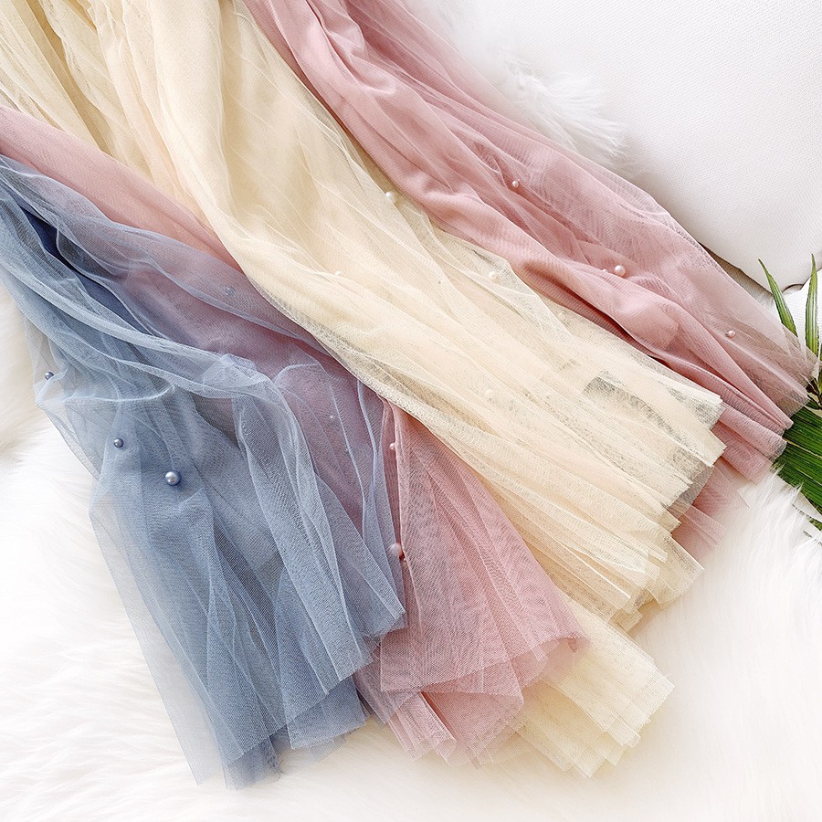 Chân váy tutu đính hạt cam kết giao hàng như hình VAY59
