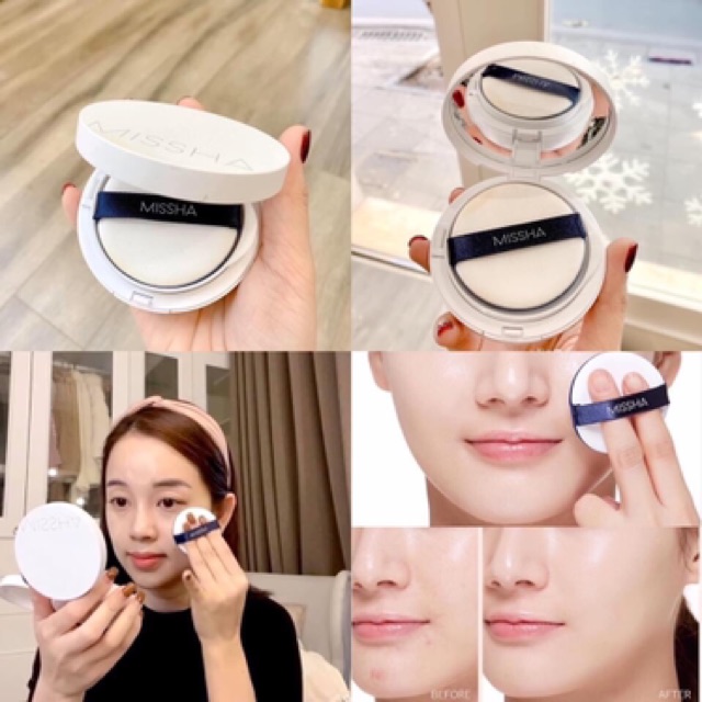 [NEW 2018] Phấn Nước Che Phủ Tốt, Lâu Trôi Missha Magic Cushion ( Bản vỏ hồng)