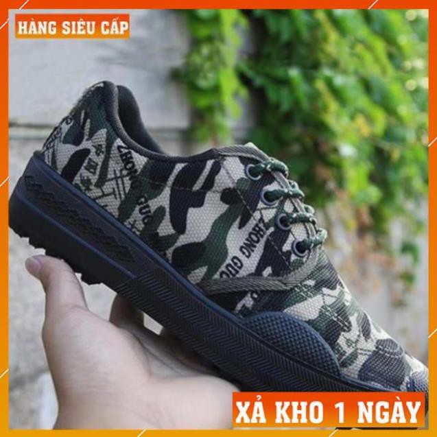 [FreeShip – Xả Kho 1 Ngày]  Giày Lính Mỹ - Giày Quân Đội Giá Rẻ Chiến Binh Rằn Ri