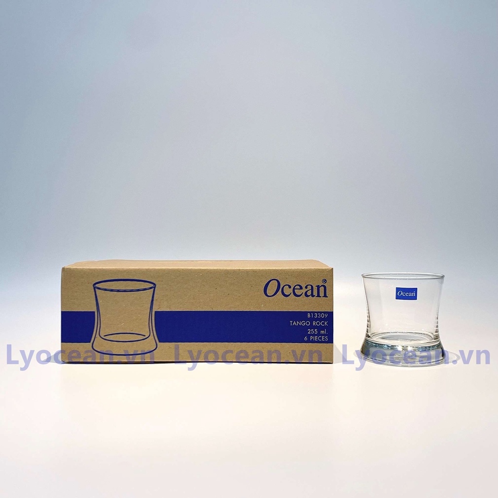 (Ocean.3309) BỘ 6 CỐC THỦY TINH TANGO ROCK OCEAN THÁI LAN - 255 ML