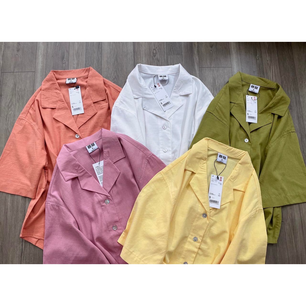 Áo sơ mi dư xịn 05 màu - chất linen mát mẻ