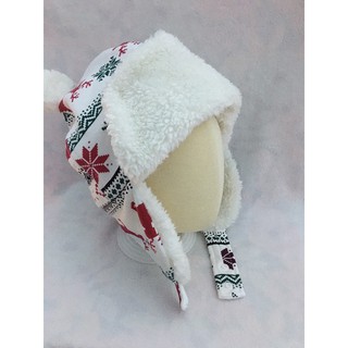 mũ lót lông kiểu phi công: hoạ tiết thổ cẩm