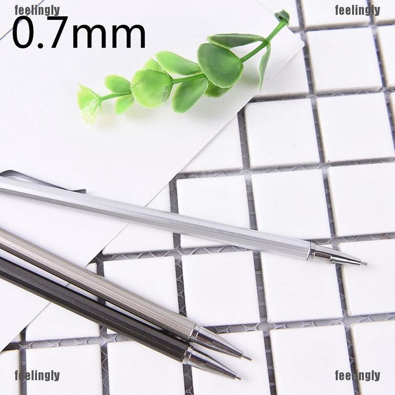 Bút chì bấm ngòi 0.5/0.7mm vỏ kim loại