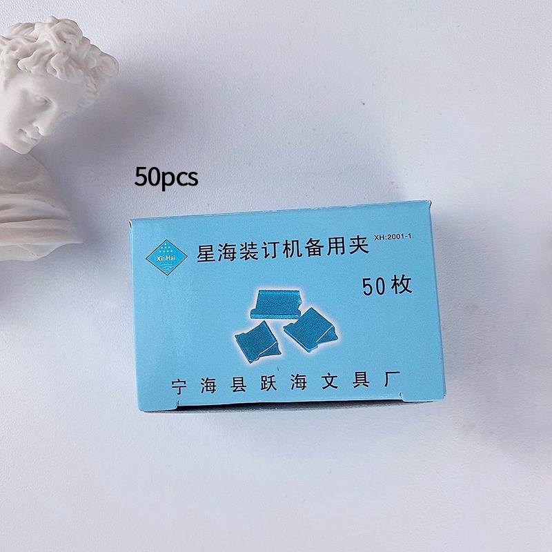 Kẹp ghim bấm giấy trong suốt đơn giản tiện lợi
