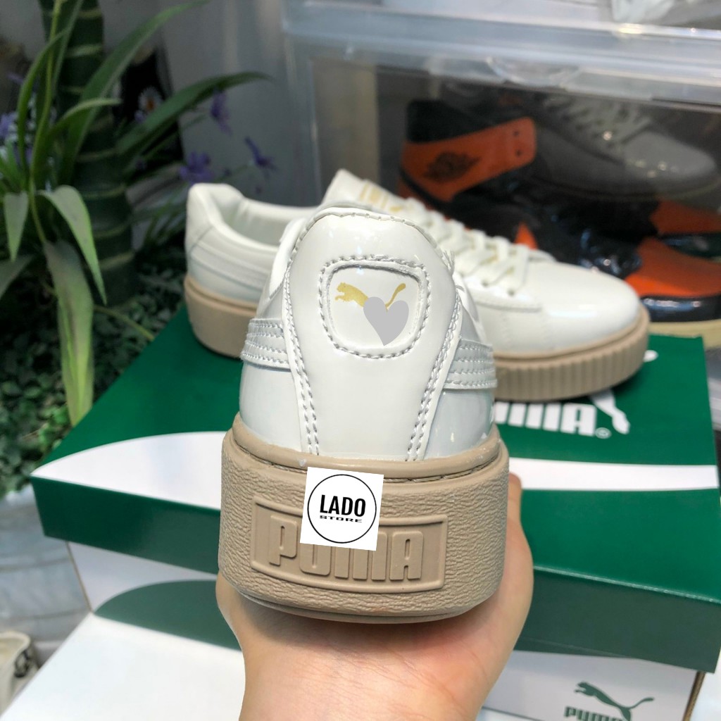 Giầy Đế Nâu Da Bóng Thể Thao Sneaker Nữ Zep 11 TQ Êm Nhẹ Năng Động