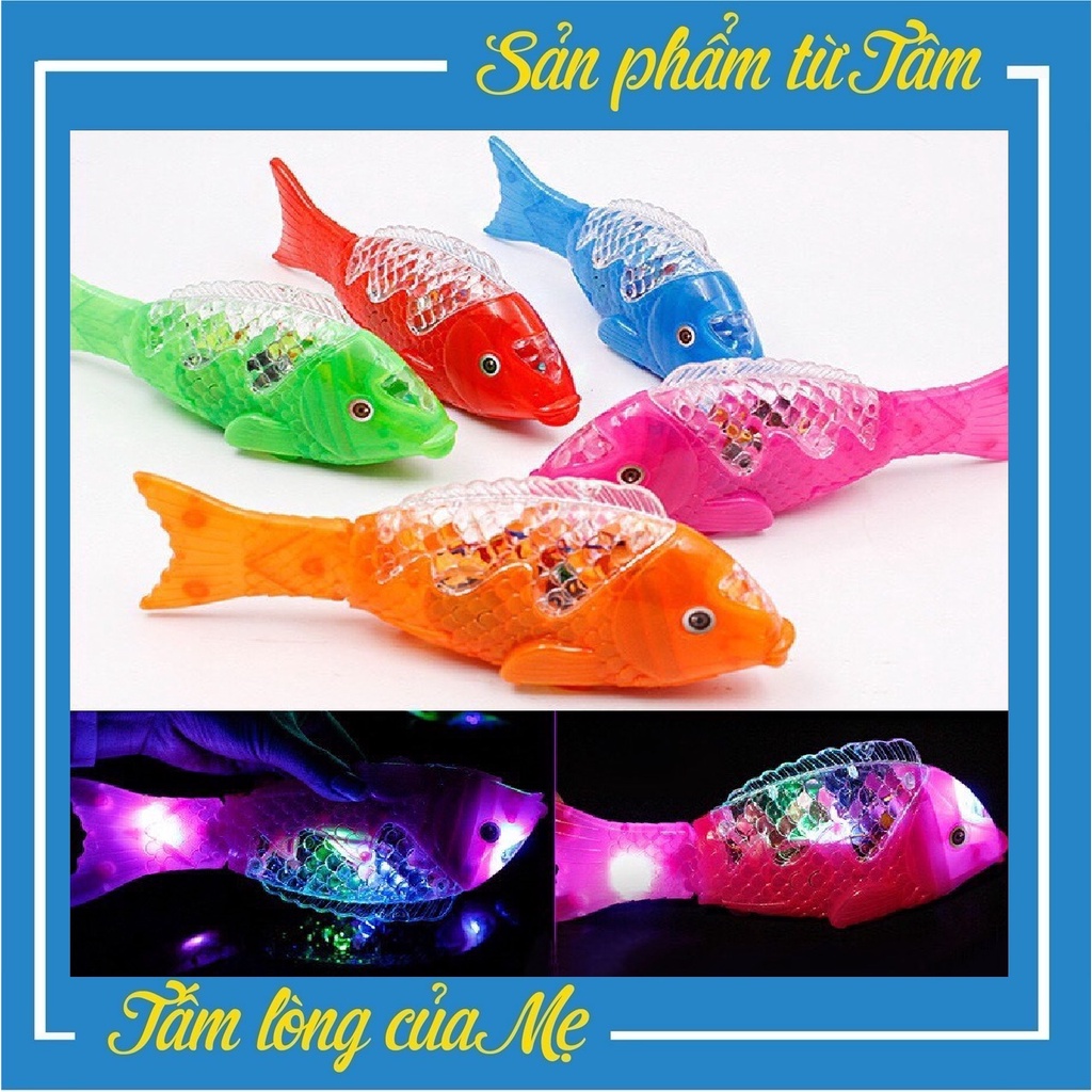 Đồ Chơi Lồng Đèn Trung Thu Cá Chép Có Đèn Nhạc Biết Quẫy Đuôi Phát Sáng
