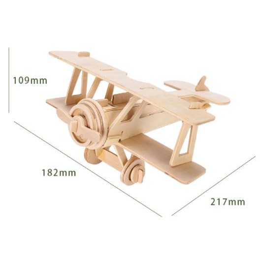 Đồ chơi lắp ghép gỗ 3D Máy bay Nieuport