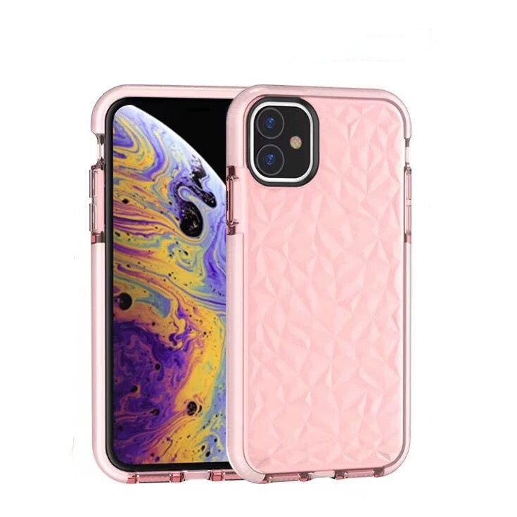 Ốp Điện Thoại Họa Tiết Vân Kim Cương Pha Lê Sang Trọng Cho Iphone 11 Case Se Ix Xr Xsmax 11pro I6 I7 8plus