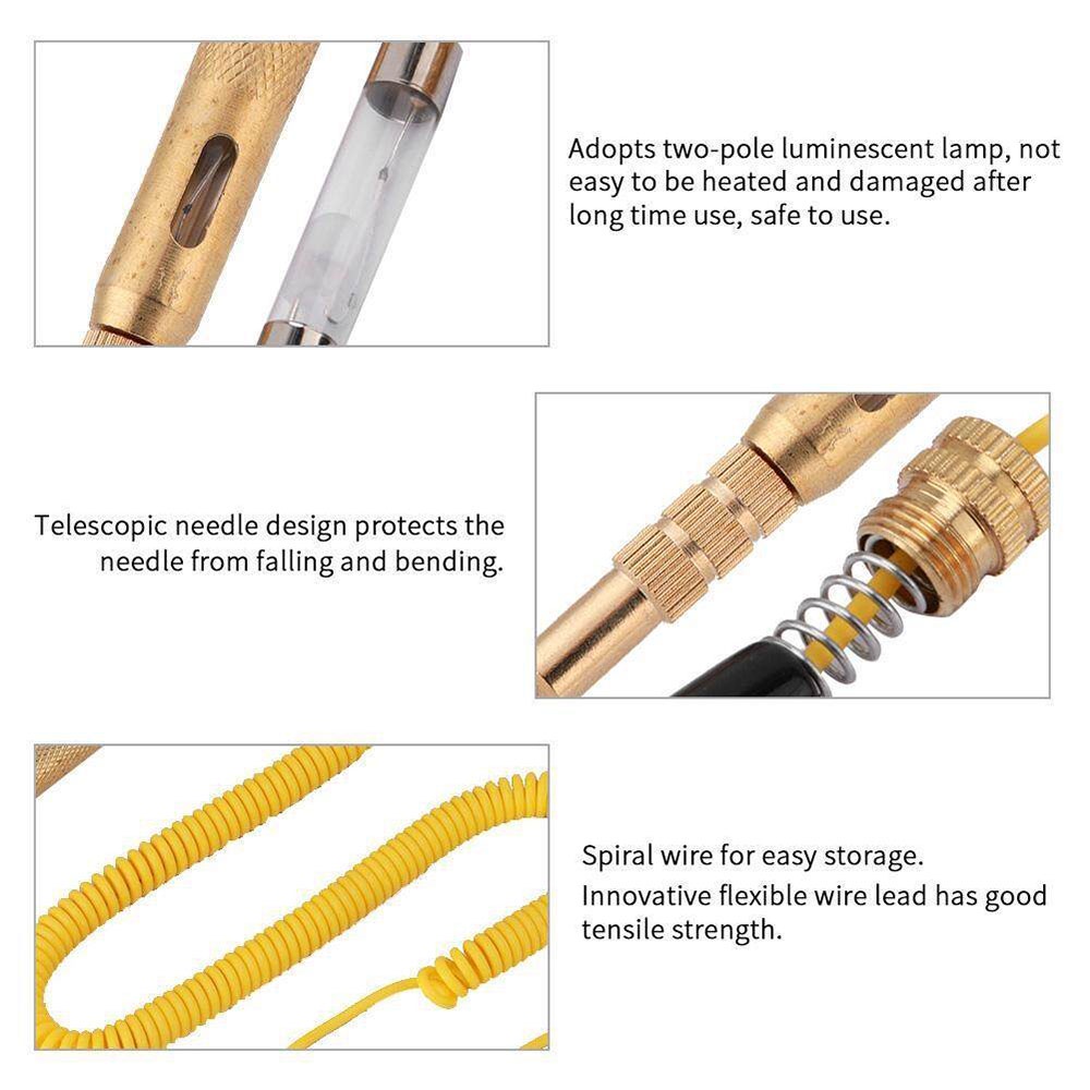 1 Bút Thử Điện Thông Dụng Cho Xe Hơi DC 6V 12V 24V