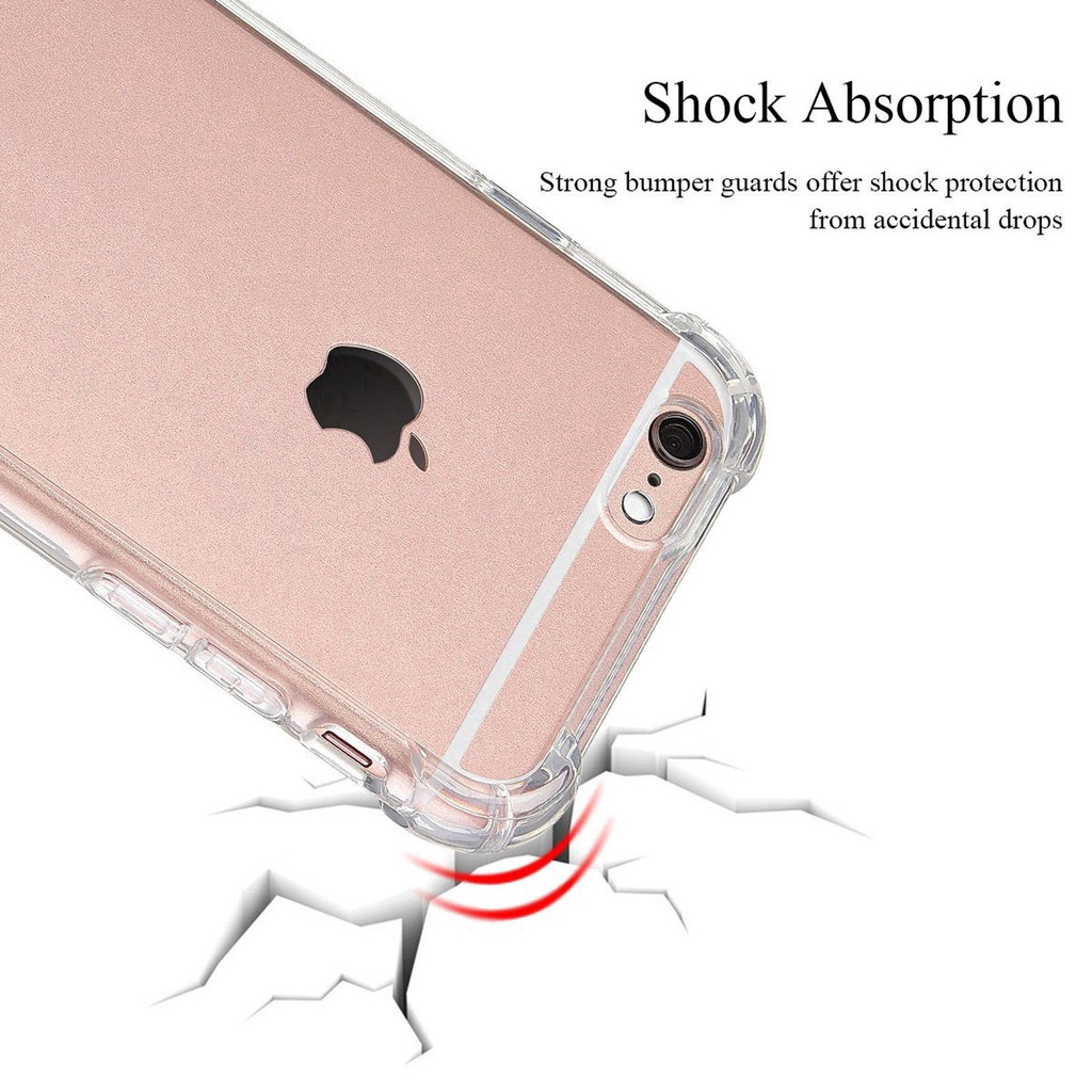 Ốp điện thoại TPU trong suốt cho iPhone 6/7/8/XCase