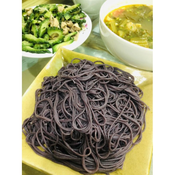 Bún gạo lứt đen Điện Biên, bún ăn kiêng, thực dưỡng