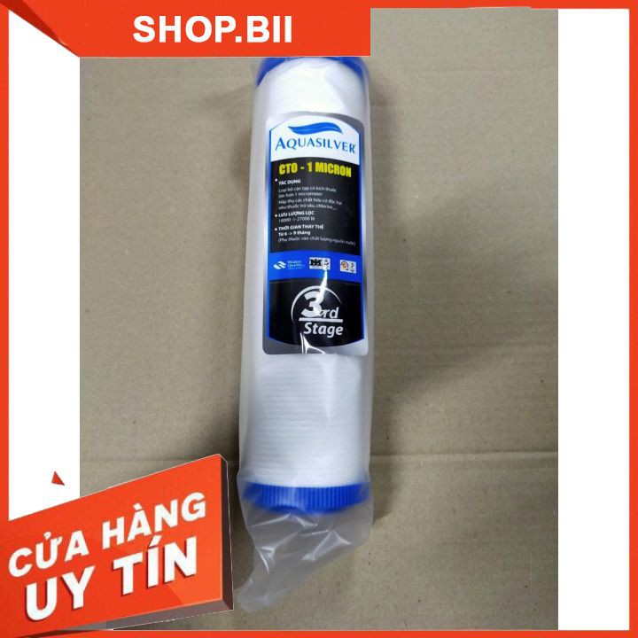 Combo Lõi Lọc Nước RO 1-2-3 Aquasilver Hàn Quốc Cao Cấp Chính Hãng Giá Rẻ Lắp Cho Các Loại Máy Lọc Nước R/O.