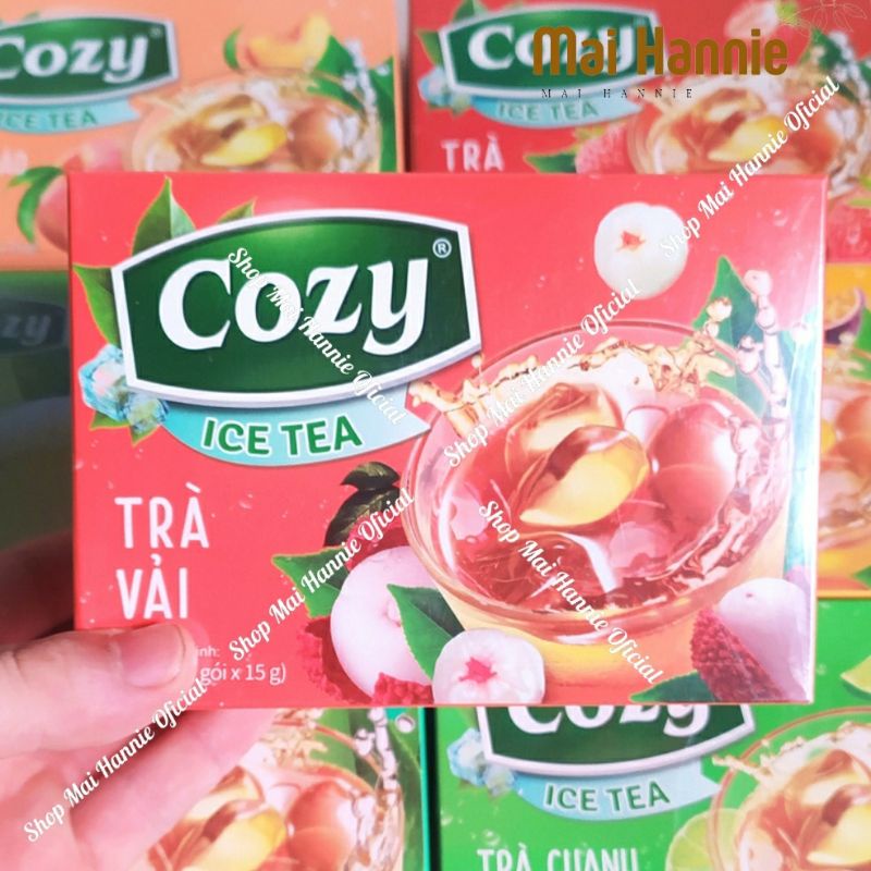 Trà Cozy IceTea các Hương Đào-Chanh-Sâm Bí Đao-Chanh Hương