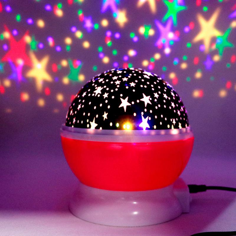 Đèn USB LED 3D 10 màu hình ngôi sao, mặt trăng đẹp mắt