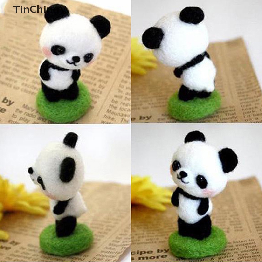 [TinChingV] Búp Bê Nhồi Bông Bằng Vải Nỉ Không Dệt Hình Động Vật Ngồi Bằng Tay