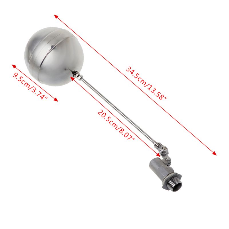 Van Phao Nổi Có Thể Điều Chỉnh Bằng Thép Không Gỉ DN15