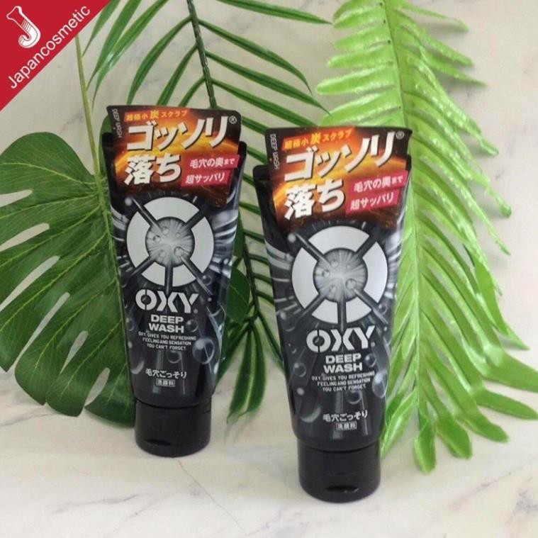 Sữa rửa mặt Oxy Deep Wash cho nam Nhật Bản 130g