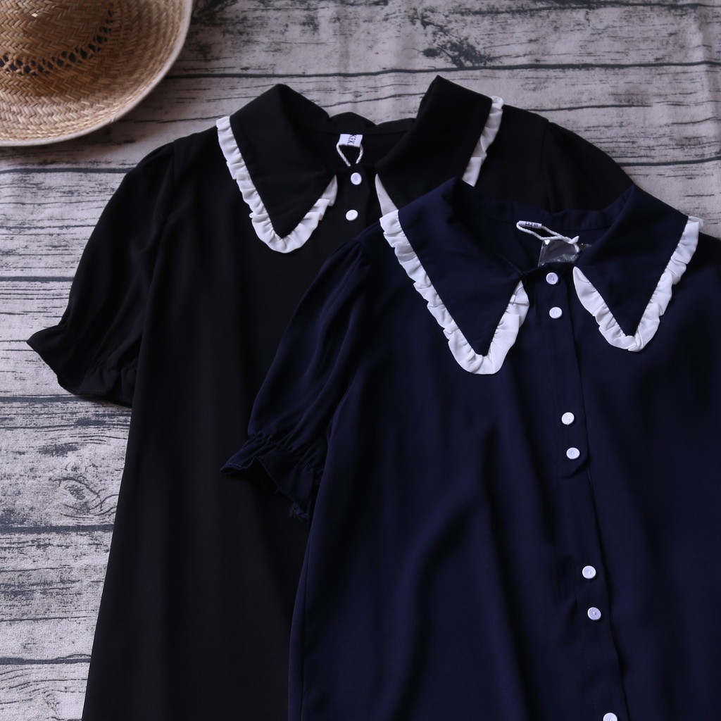 VÁY SUÔNG ĐUÔI CÁ CỔ SEN NHÚN BÈO