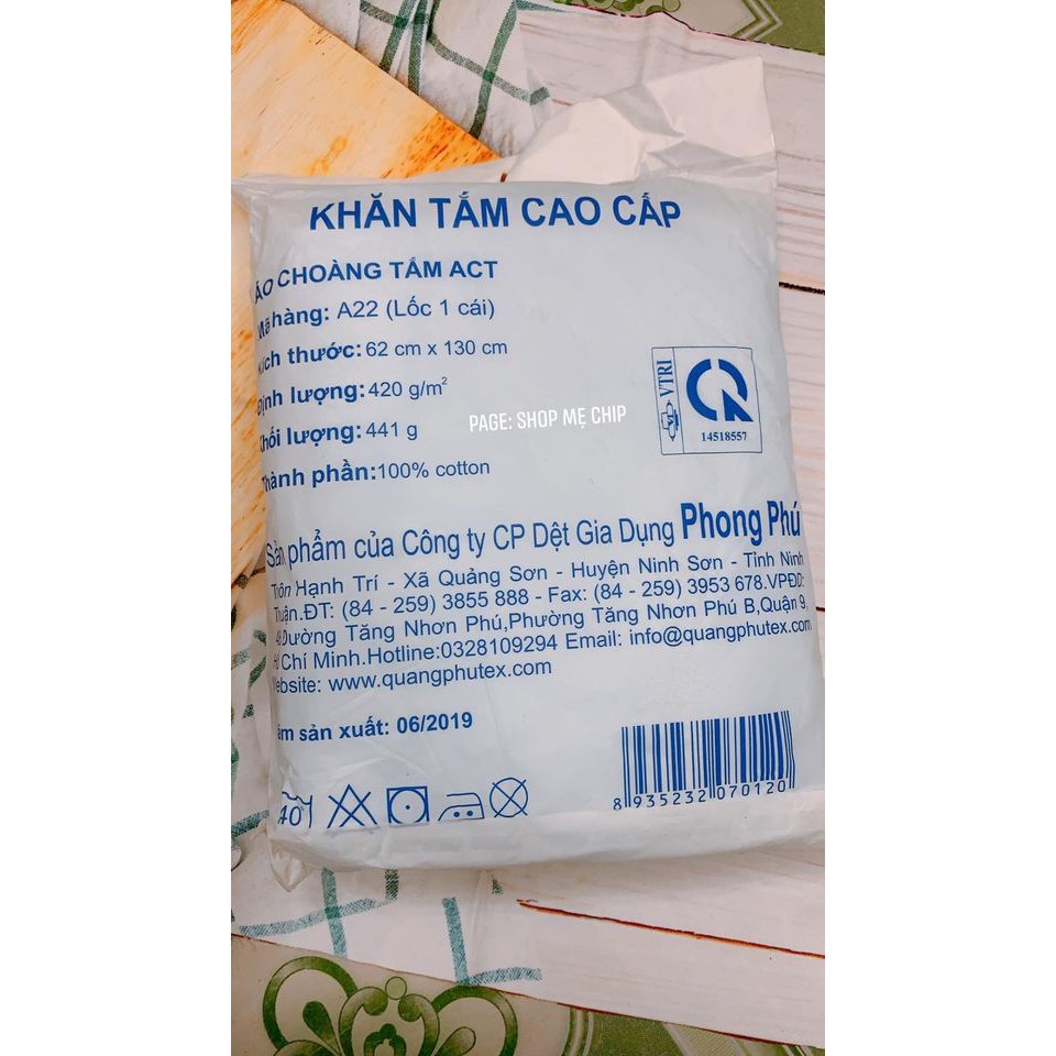 Khăn Tắm Choàng Bông Hà Mã Cao Cấp - Hàng Quà Tặng  VINAMILK