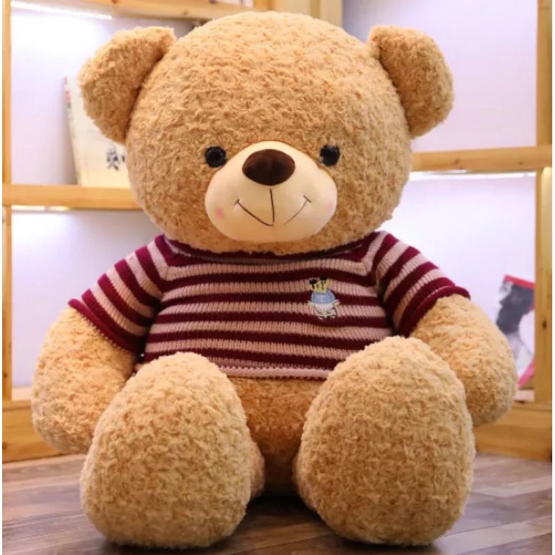 Gấu bông Teddy 🛡𝑯𝒂̀𝒏𝒈 𝑪𝒂𝒐 𝑪𝒂̂́𝒑🛡, gối ôm hình thú nhồi bông siêu to khổng lồ 1M6