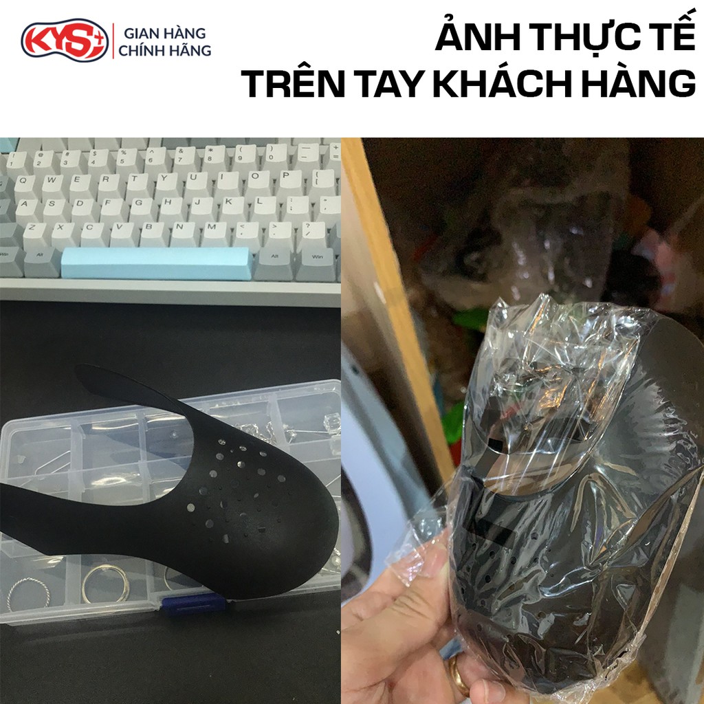 Bảo Vệ Mũi Giày không bị gãy, nứt da, xẹp và giữ dáng giày căng phồng SNEAKER SHIELD KYS - Màu Đen