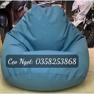 Combo ( vỏ + lót ) Ghế Lười hạt xốp ( ghế lười sofa , ghế lười BeanBang ) vải Thô bố Cao cấp ( SP chưa bao gồm hạt xốp)