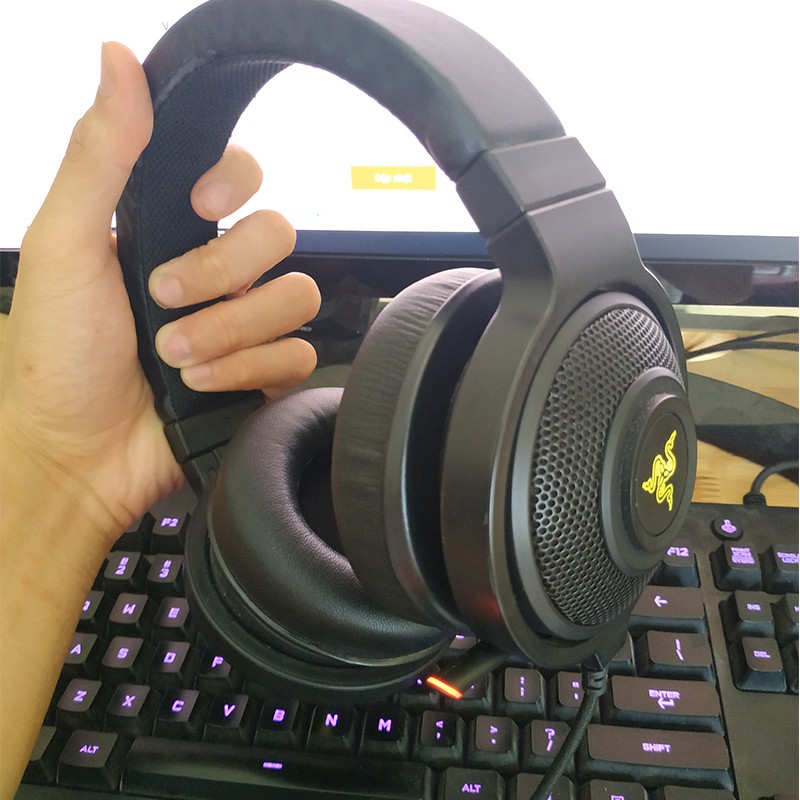 [Mã 44ELSALE2 giảm 7% đơn 300K] CHÍNH HÃNG RAZER - Tai nghe Razer Kraken 7.1 Chroma