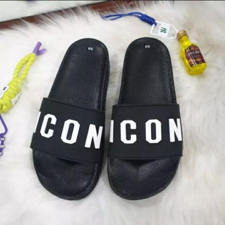 Dép thời trang nam quai ngang icon đế cao 4 cm mang êm chân mẫu