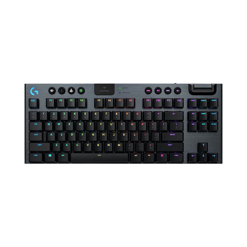 Bàn phím cơ không dây Logitech G913 TKL Lightspeed Wireless - Hàng Chính Hãng