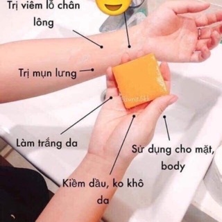 Soap Cam Nghệ Thái Lan / Xà phòng Cam nghệ Thái Lan