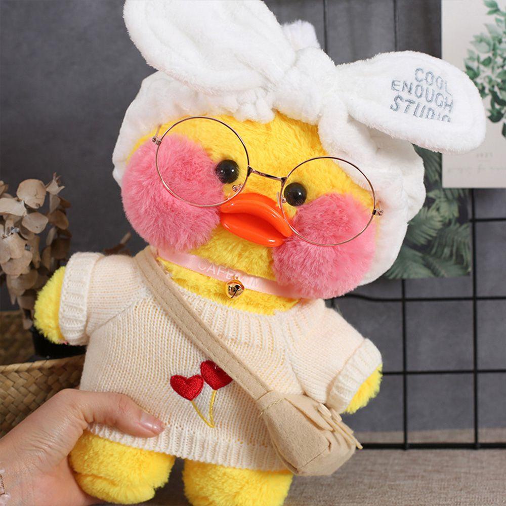 Chú Vịt Nhồi Bông Màu Cầu Vồng Xinh Xắn 30cm