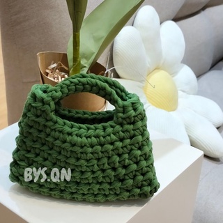 Túi đan len một màu phong cách Trendy "Fancy Bag"