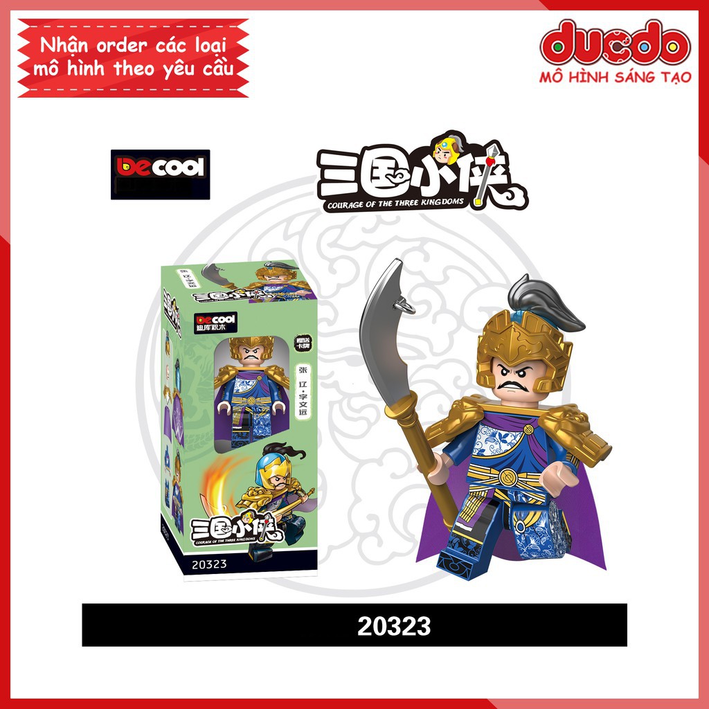 ☢✁♞[Có sẵn] Decool 2030D Minifigures các nhân vật tướng TAM QUỐC tuyệt đẹp - Đồ chơi Lắp ghép Xếp hình Mô Mini