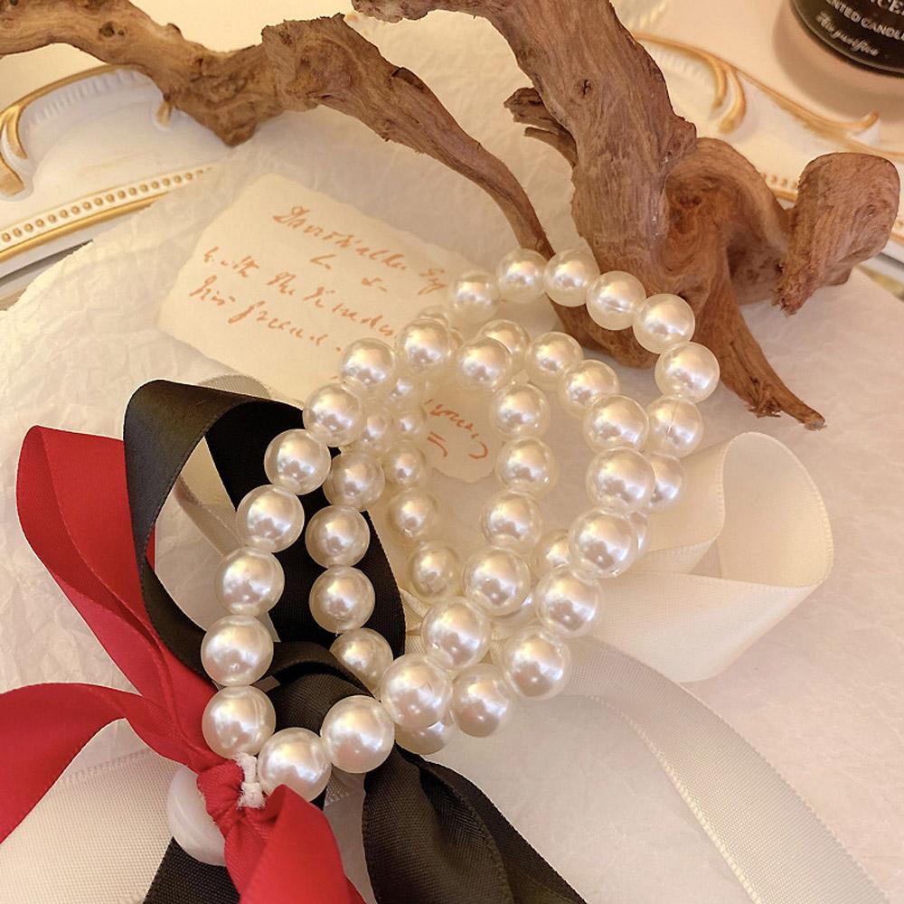 Dây Buộc Tóc Cao Su Thắt Nơ Ruy Băng Hàn Quốc WMES15H