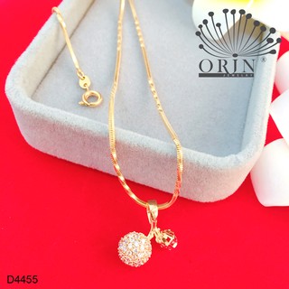 Dây chuyền dạng mì xoắn mặt trái cherry đính đá thiết kế cao cấp Orin D4455