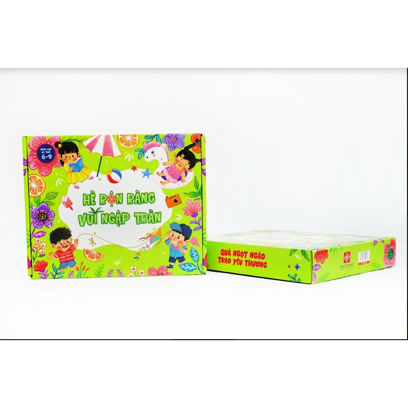 Sách - Hộp quà 1/6 Hè rộn ràng - vui ngập tràn 6-9 tuổi