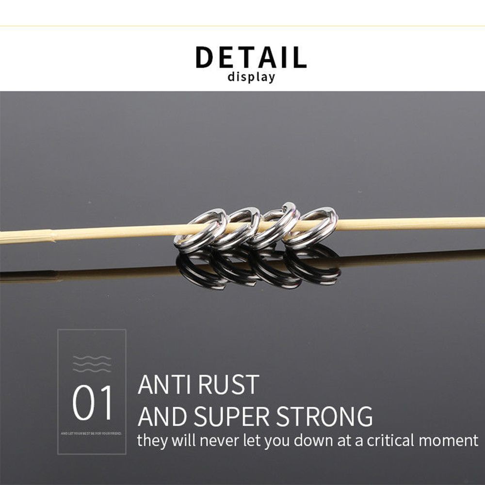 100 vòng thép không gỉ phụ kiện câu cá