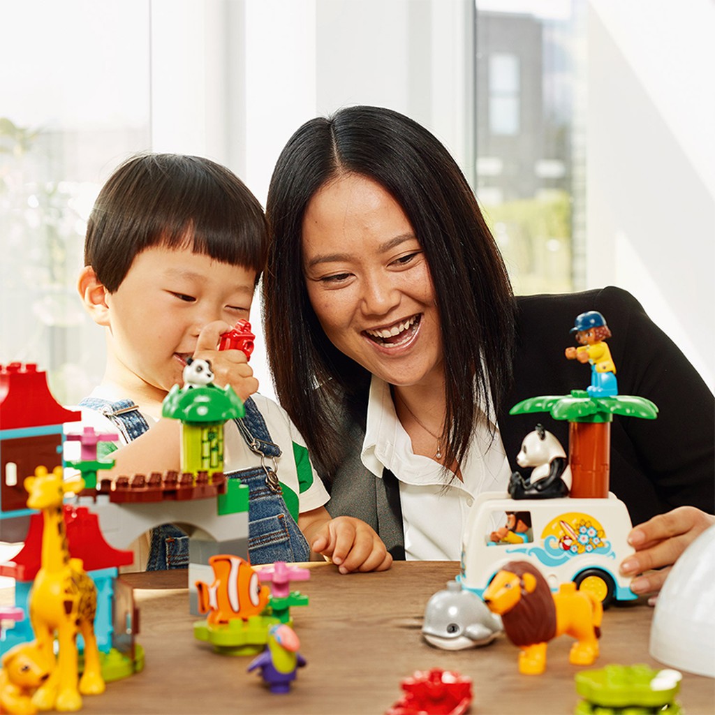 LEGO DUPLO 10907 Thế Giới Động Vật Hoang Giã ( 121 Chi tiết)