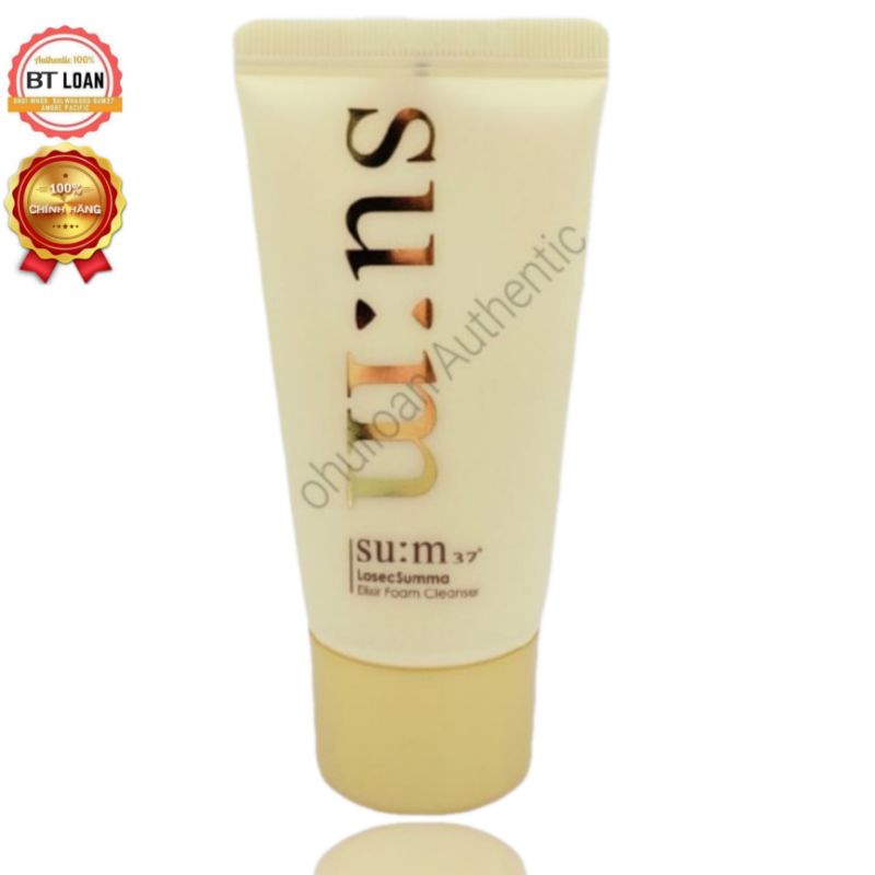 [ SHOPEE TRỢ GIÁ ] Sữa rửa mặt chiếc xuất vàng 24k Su:m37 tái sinh da chống hóa Losec Summa Elixir Foam Cleanser