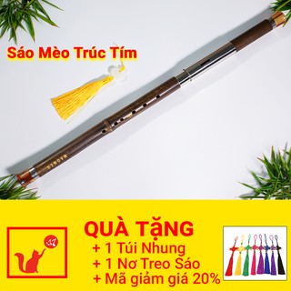 Sáo Mèo Trúc Tím Rẻ 🎁FREESHIP🎁 Giảm Giá 20K Khi Nhập [SAOTRUCMM] Sáo Trúc Mão Mèo Chính Hãng