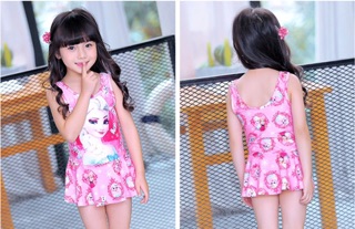 Đồ bơi elsa và kitty cho bé gái