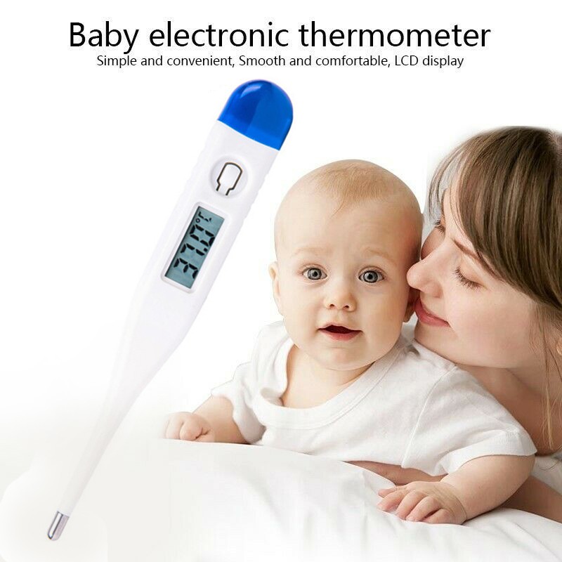 Home LCD Digital Electronic Thermometer Baby Adult Body Oral Temperature Meter Children's Body Temperature Detector