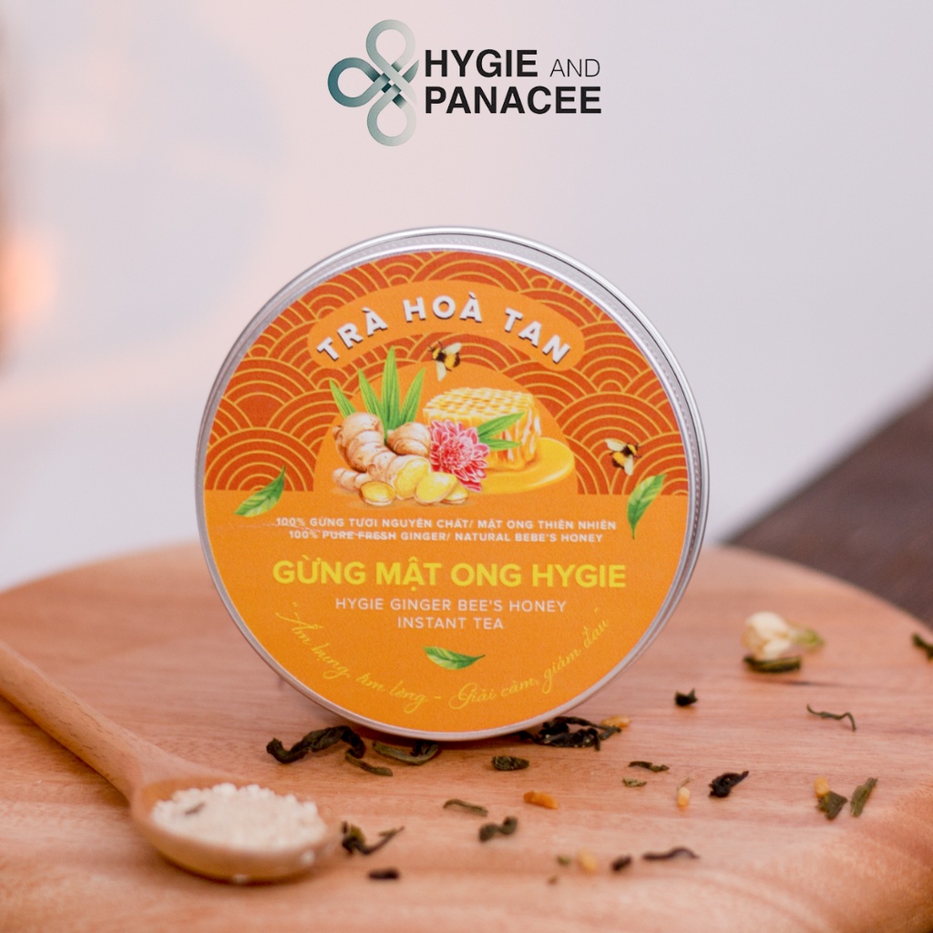 Trà Gừng Mật Ong Hygie 50g/250g giữ ấm cơ, tăng sức đề kháng