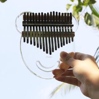 17 Key Kalimba Crystal Thumb Piano with Tuning Hammer