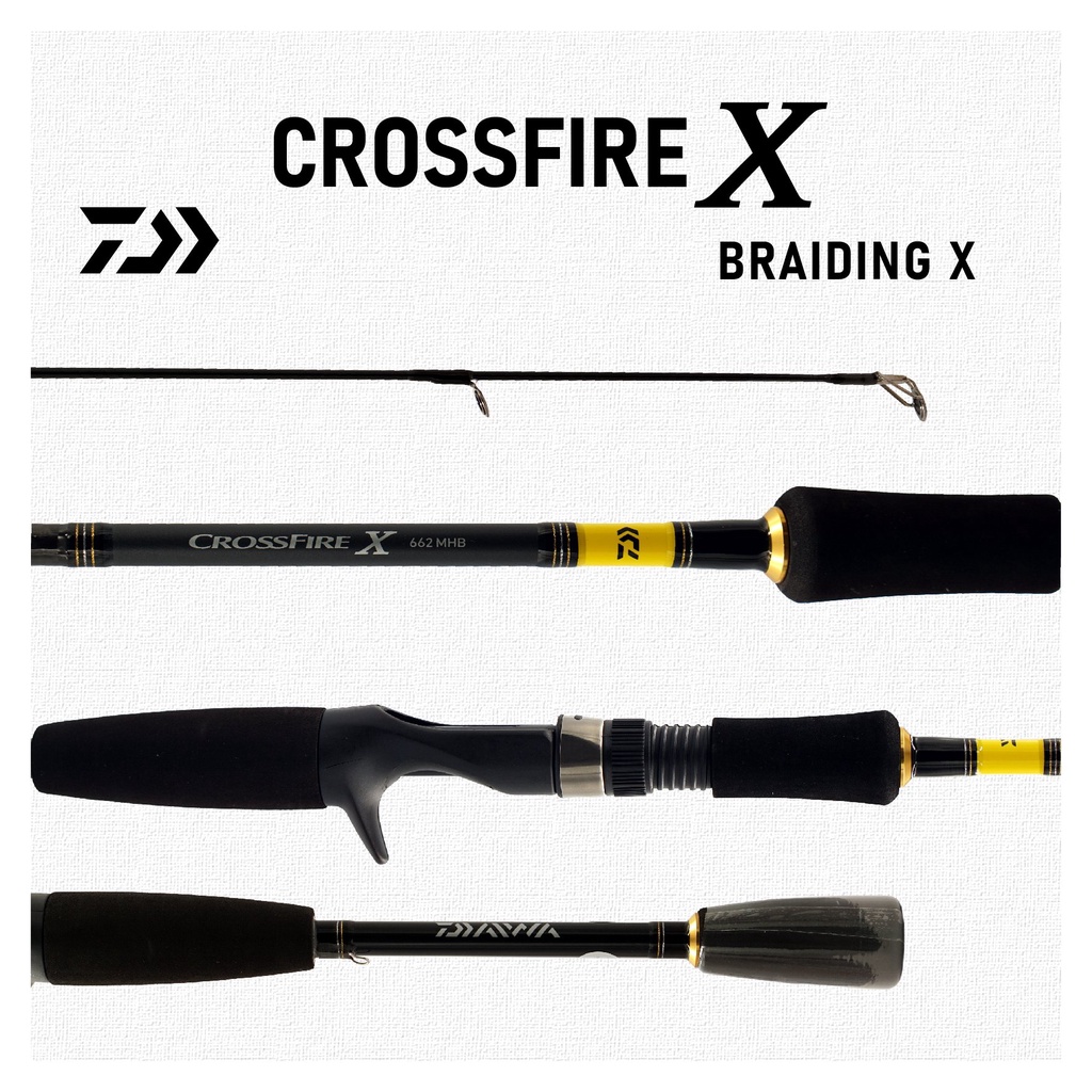 CẦN CÂU LURE MÁY NGANG DAIWA CROSSFIRE X