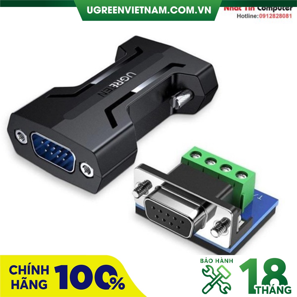 Đầu chuyển đổi RS232 DB9 to RS485 Ugreen 80110 chính hãng