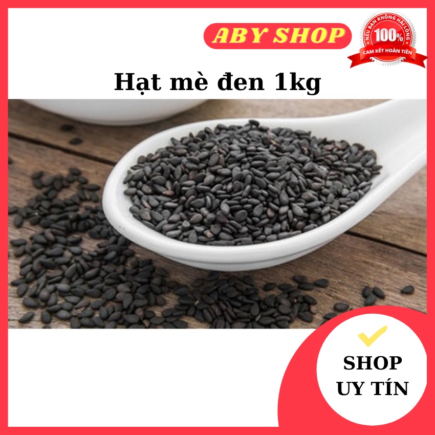 Hạt mè đen 1kg ⚡ CHẤT LƯỢNG CAO ⚡ hạt mè đen chuyên dùng cho làm bánh, thức uống làm tăng hương vị thơm ngon