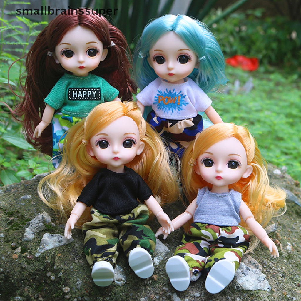 Búp Bê BJD 16CM Mặc Đồ Thời Trang