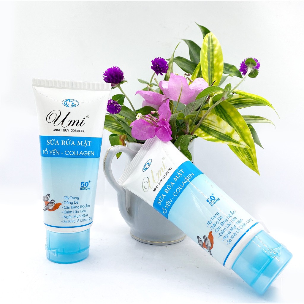 SỬA RỬA MẶT TỔ YẾN BIO NANO COLLAGEN UMI